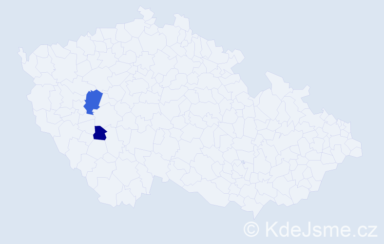Příjmení: 'Clepacec', počet výskytů 3 v celé ČR