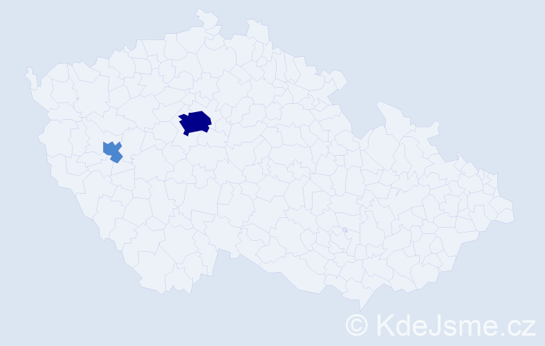 Příjmení: 'Güney', počet výskytů 4 v celé ČR