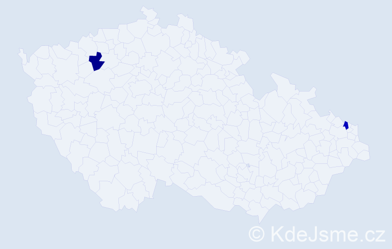 Příjmení: 'Stola', počet výskytů 2 v celé ČR