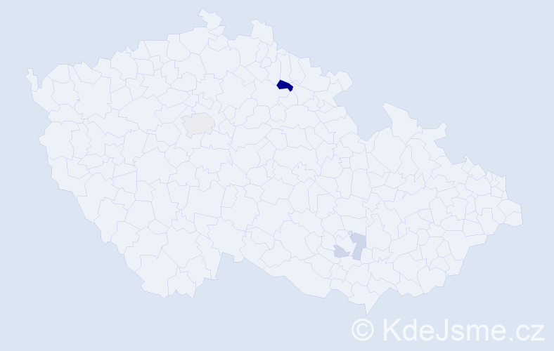 Příjmení: 'Atkinson', počet výskytů 6 v celé ČR