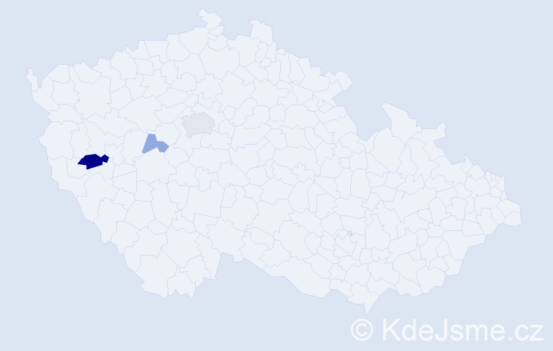 Příjmení: 'Wacker', počet výskytů 8 v celé ČR