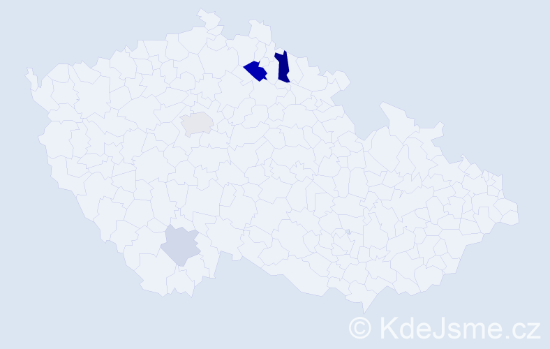 Příjmení: 'Michetschlägerová', počet výskytů 10 v celé ČR