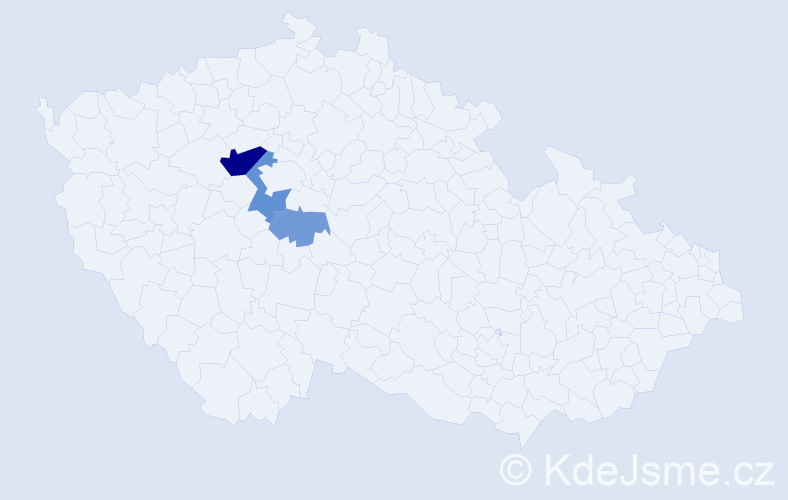 Příjmení: 'Wachaufová', počet výskytů 8 v celé ČR