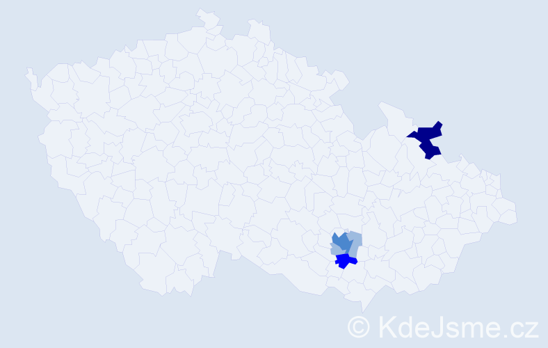 Příjmení: 'Busios', počet výskytů 10 v celé ČR