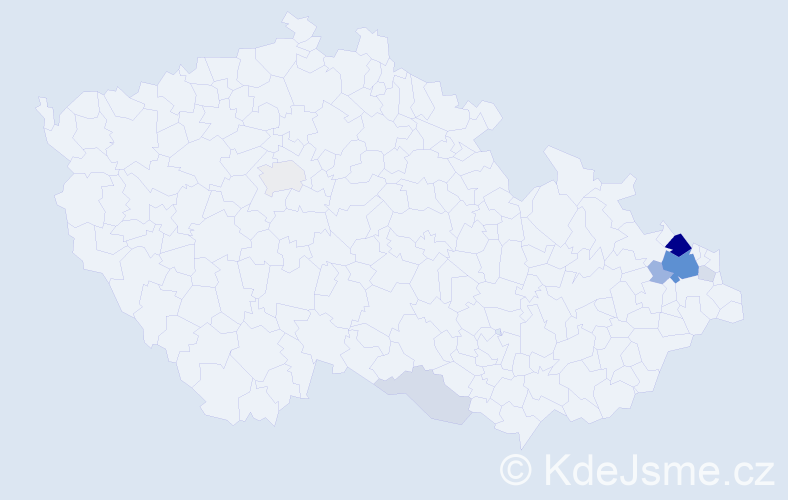Příjmení: 'Schikorová', počet výskytů 33 v celé ČR