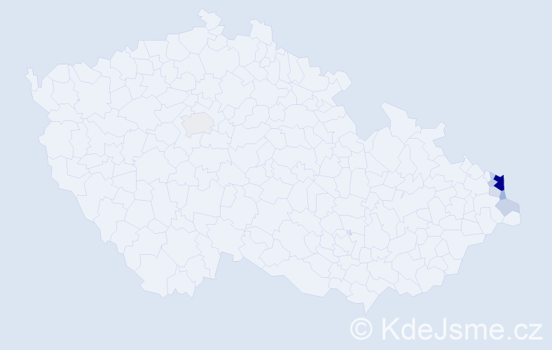 Příjmení: 'Brecherová', počet výskytů 21 v celé ČR