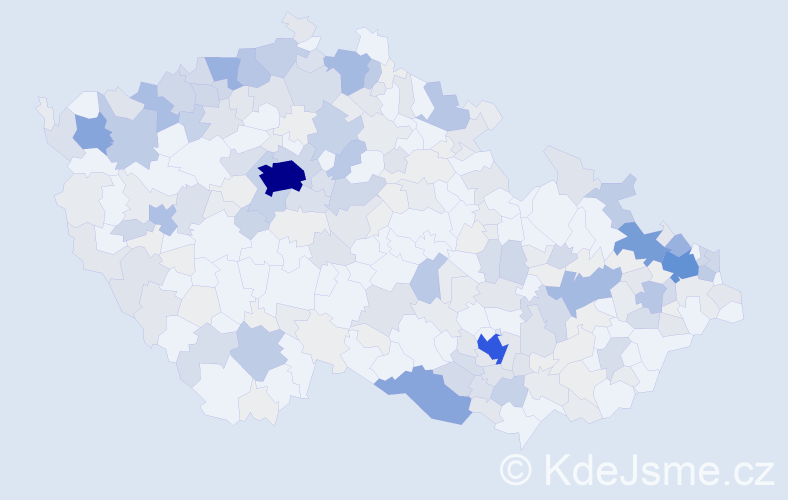 Příjmení: 'Weiss', počet výskytů 973 v celé ČR