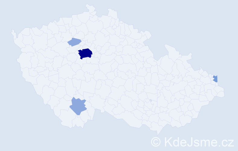 Příjmení: 'Goetzová', počet výskytů 17 v celé ČR