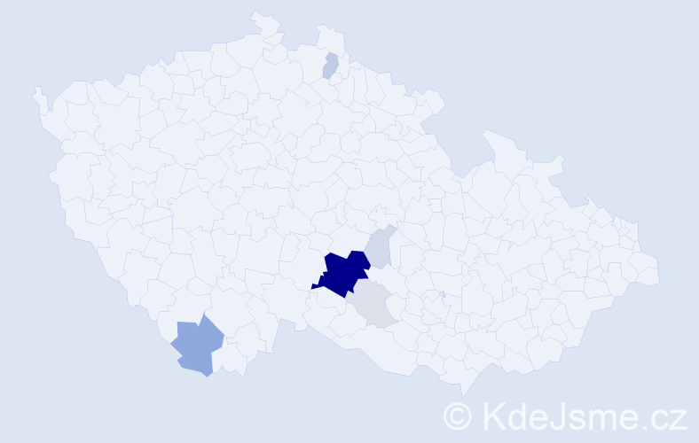 Příjmení: 'Piskurová', počet výskytů 36 v celé ČR