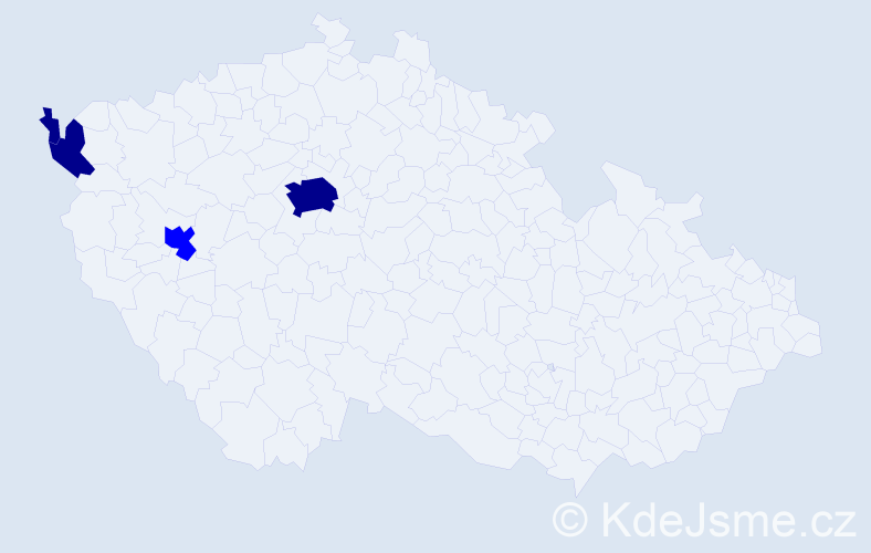 Příjmení: 'Hannsmannová', počet výskytů 7 v celé ČR