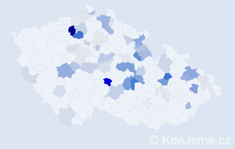 Příjmení: 'Altová', počet výskytů 134 v celé ČR
