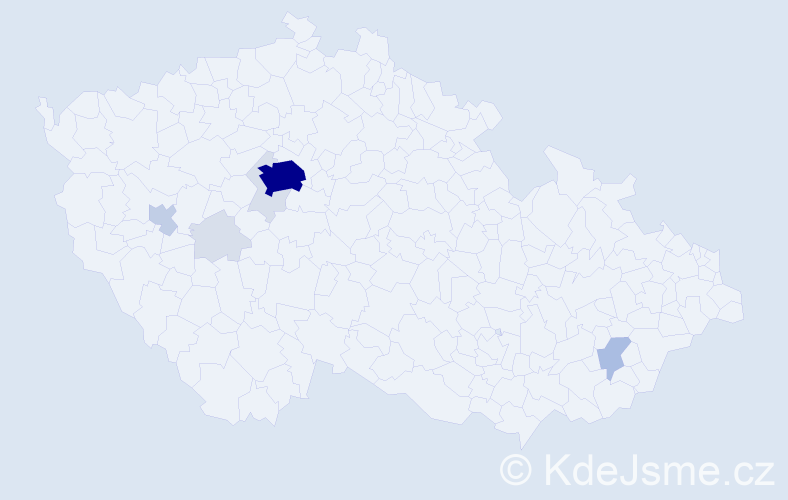 Příjmení: 'Zahradnická', počet výskytů 28 v celé ČR