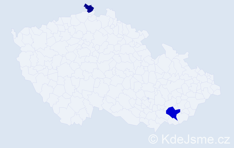 Příjmení: 'Bircherová', počet výskytů 3 v celé ČR