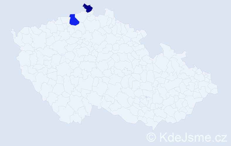 Příjmení: 'Staubmannová', počet výskytů 3 v celé ČR