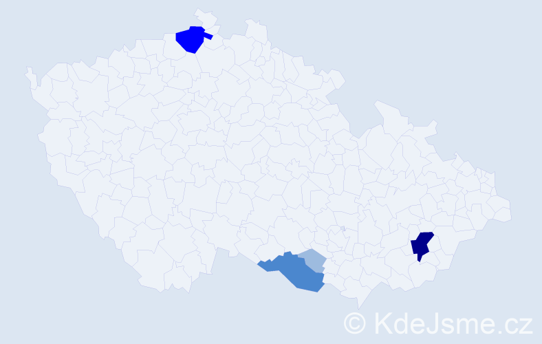 Příjmení: 'Lavinger', počet výskytů 10 v celé ČR