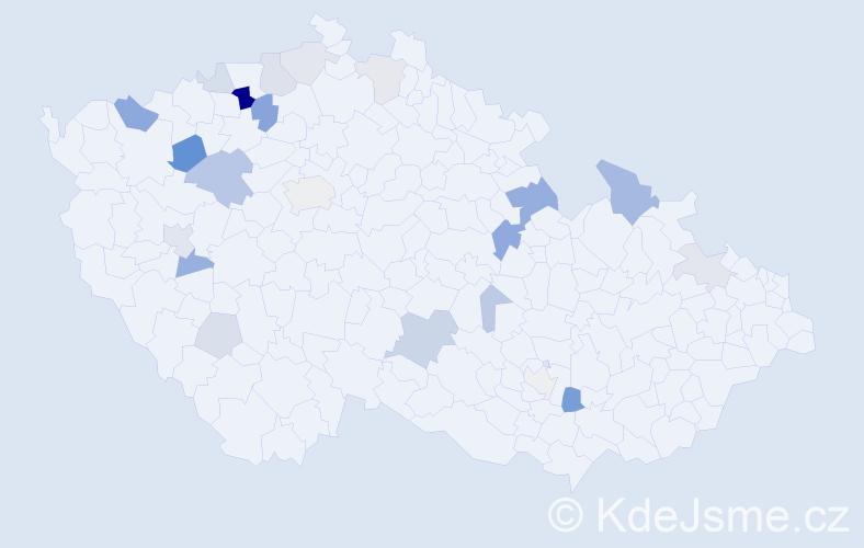 Příjmení: 'Lifka', počet výskytů 52 v celé ČR