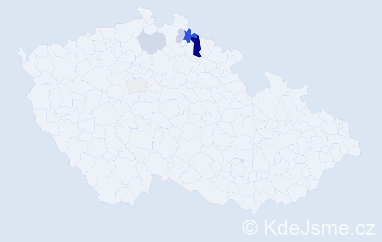 Příjmení: 'Biemann', počet výskytů 12 v celé ČR