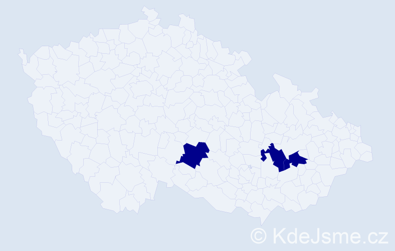 Příjmení: 'Leidemannová', počet výskytů 3 v celé ČR