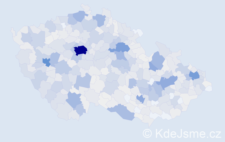 Příjmení: 'Tomášková', počet výskytů 3897 v celé ČR