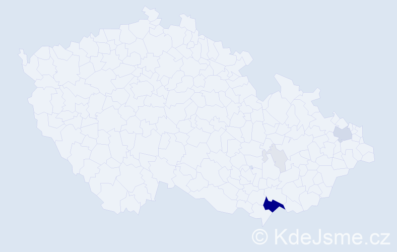 Příjmení: 'Rosypálek', počet výskytů 31 v celé ČR