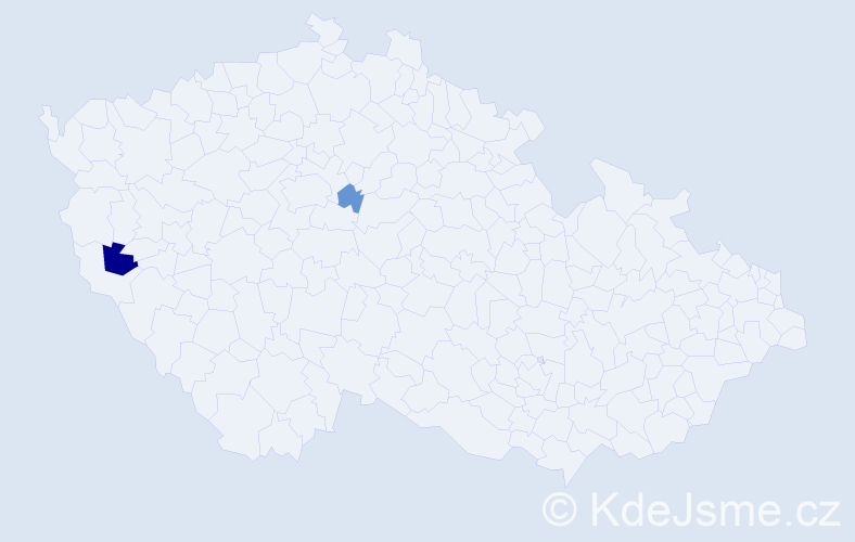 Příjmení: 'Syla', počet výskytů 3 v celé ČR