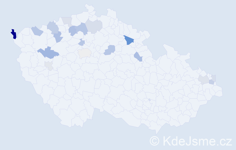 Příjmení: 'Červeňanský', počet výskytů 28 v celé ČR