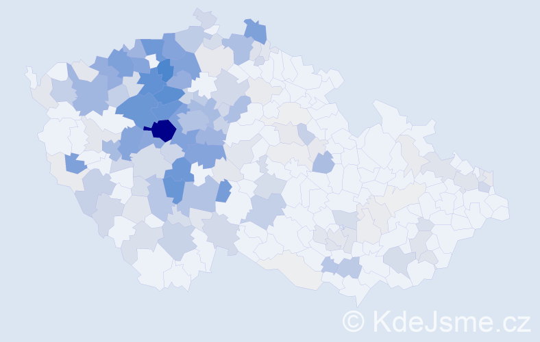 Příjmení: 'Prošek', počet výskytů 901 v celé ČR