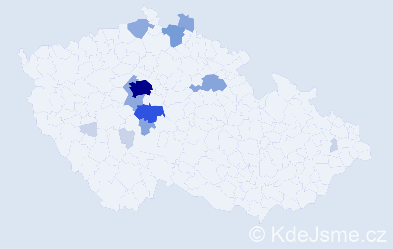 Příjmení: 'Jedlan', počet výskytů 41 v celé ČR