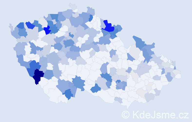 Příjmení: 'Hofmannová', počet výskytů 667 v celé ČR