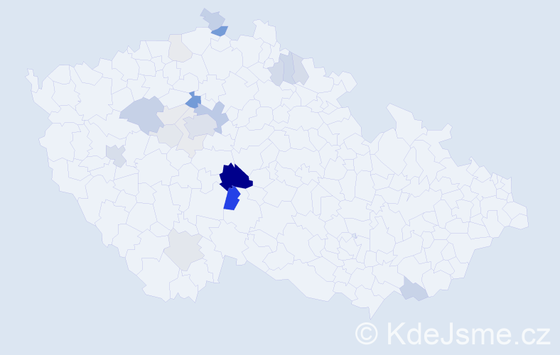 Příjmení: 'Lejčko', počet výskytů 73 v celé ČR