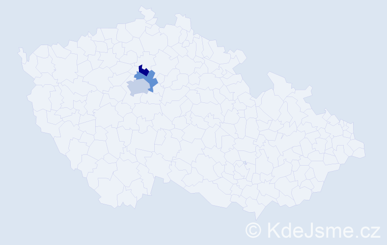 Příjmení: 'Blecherová', počet výskytů 8 v celé ČR