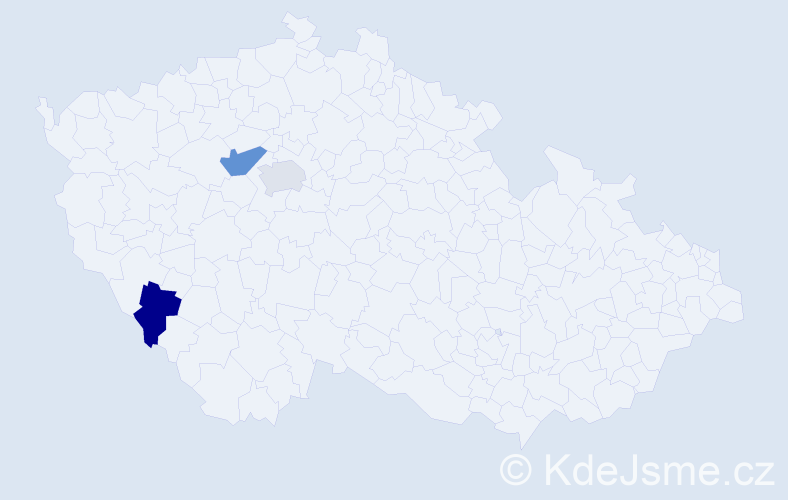 Příjmení: 'Műhlbauer', počet výskytů 7 v celé ČR