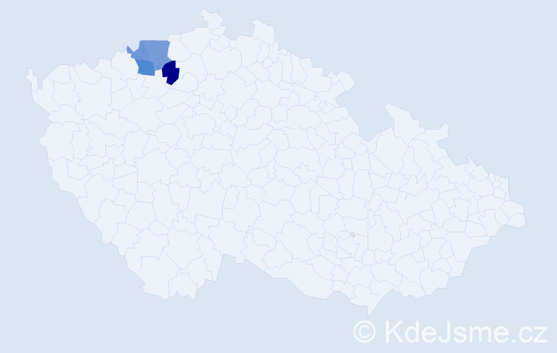 Příjmení: 'Jentsch', počet výskytů 16 v celé ČR