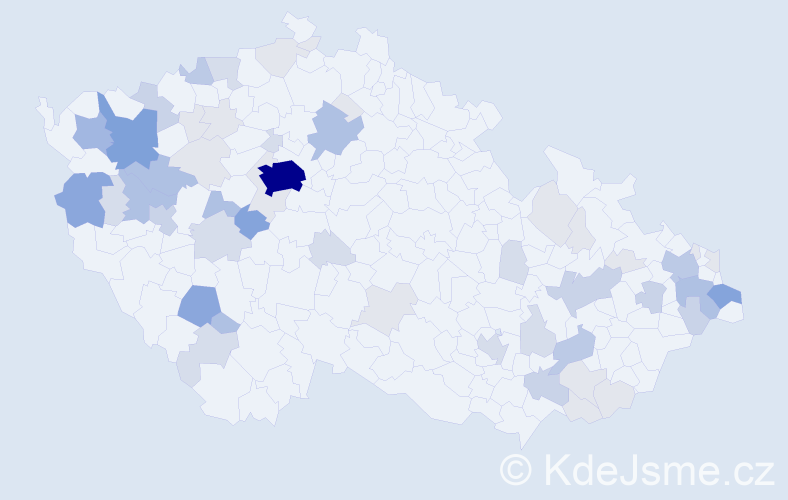 Příjmení: 'Plevková', počet výskytů 182 v celé ČR