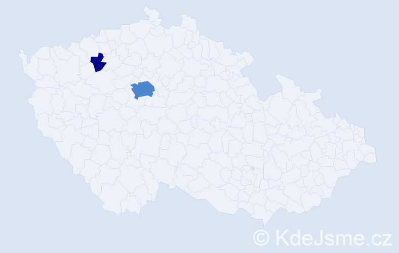 Příjmení: 'Klenko', počet výskytů 4 v celé ČR