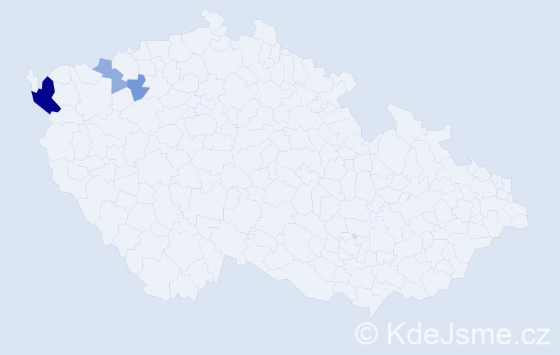 Příjmení: 'Irber', počet výskytů 8 v celé ČR