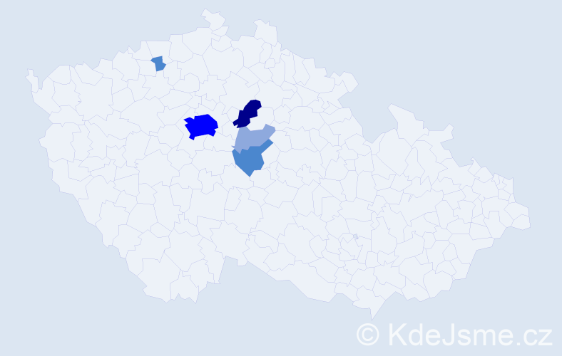 Příjmení: 'Sandholzová', počet výskytů 14 v celé ČR