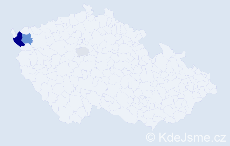 Příjmení: 'Weitzenbauer', počet výskytů 4 v celé ČR