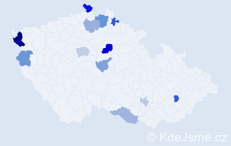 Příjmení: '"Do Minh"', počet výskytů 24 v celé ČR