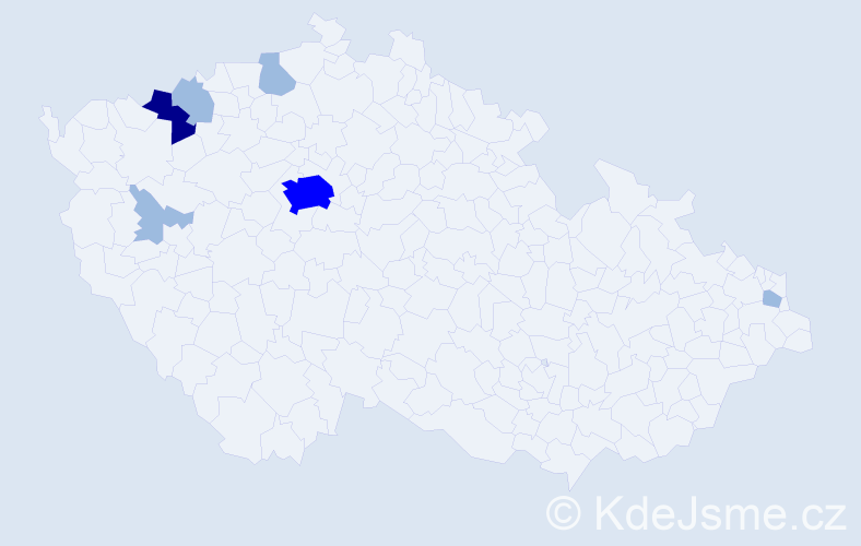 Příjmení: 'Babčaníková', počet výskytů 11 v celé ČR