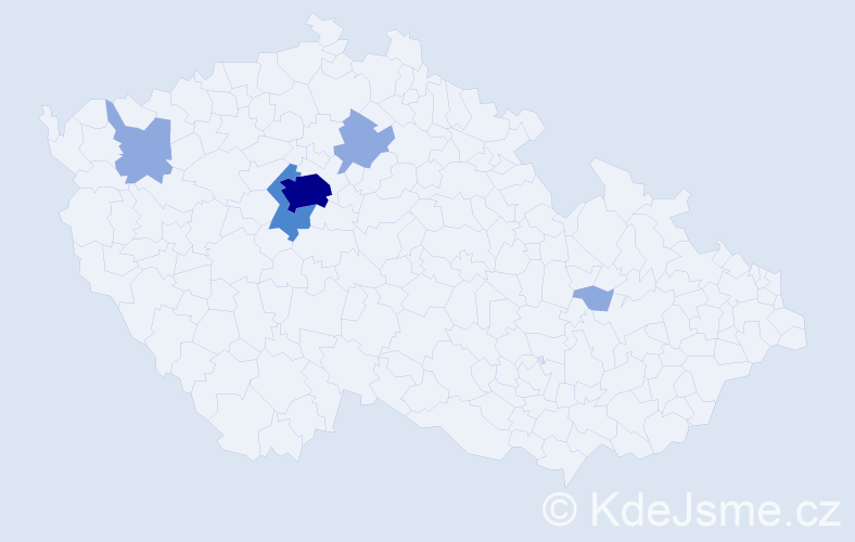 Příjmení: 'Skvortsova', počet výskytů 10 v celé ČR