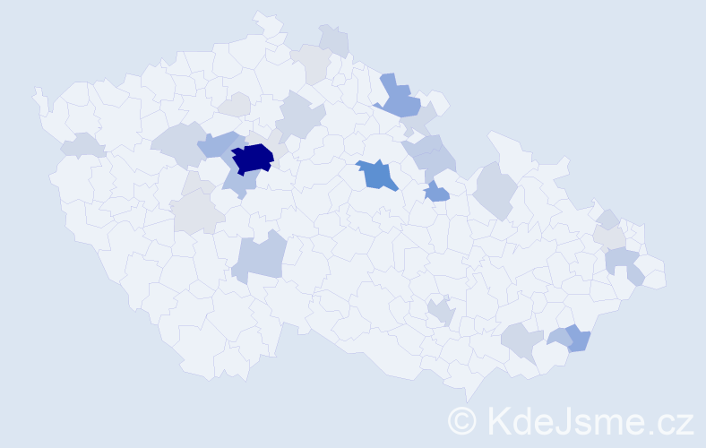 Příjmení: 'Skuček', počet výskytů 113 v celé ČR