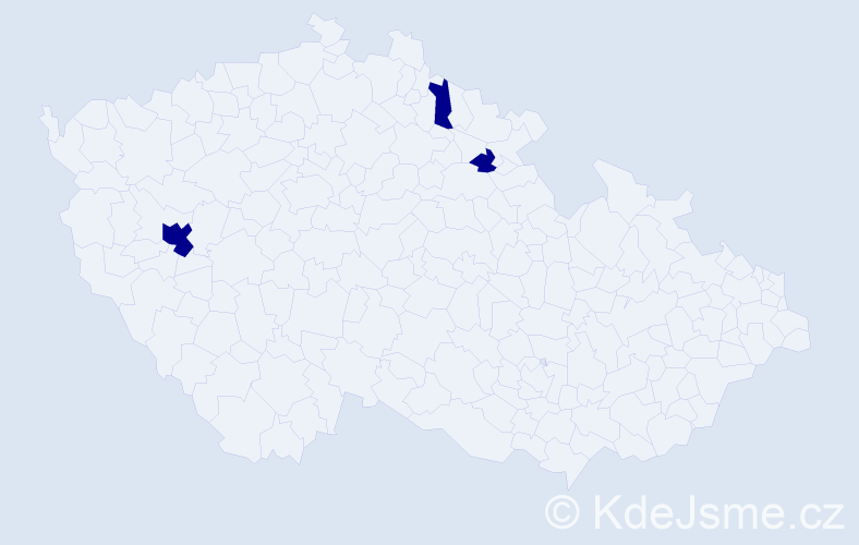 Příjmení: 'Drozdov', počet výskytů 3 v celé ČR