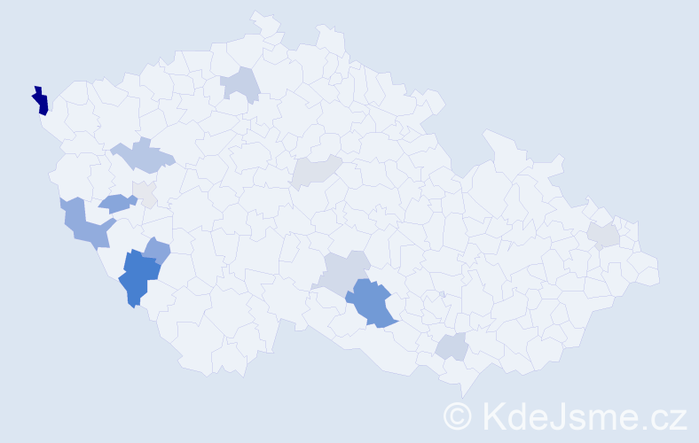 Příjmení: 'Jančok', počet výskytů 38 v celé ČR