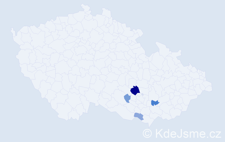 Příjmení: 'Matýzková', počet výskytů 11 v celé ČR