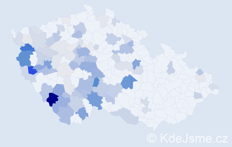 Příjmení: 'Zídek', počet výskytů 325 v celé ČR