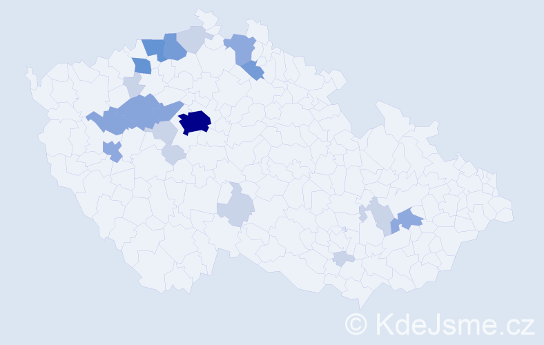 Příjmení: 'Bretschneider', počet výskytů 53 v celé ČR