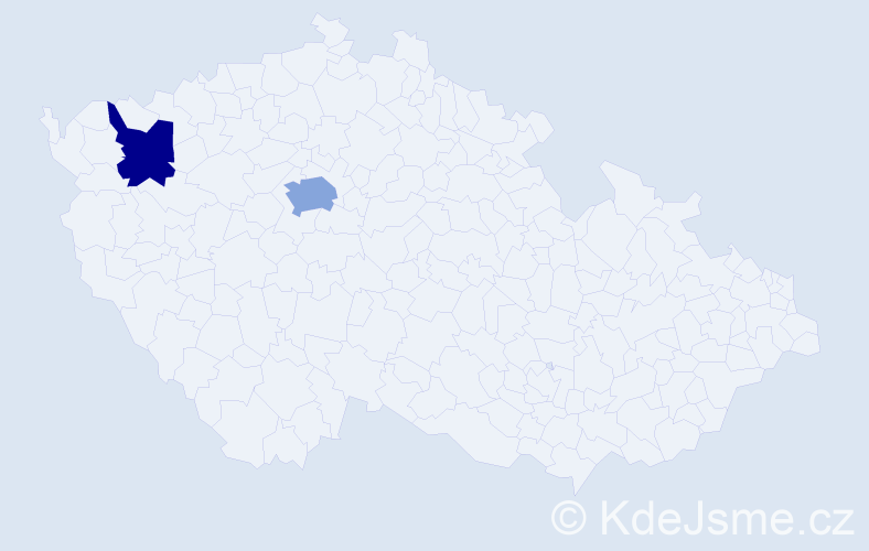 Příjmení: 'Khanov', počet výskytů 3 v celé ČR