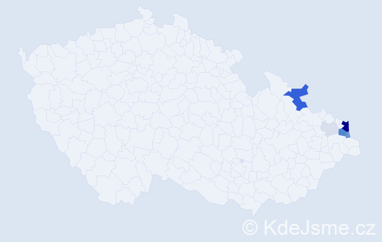 Příjmení: 'Balicki', počet výskytů 31 v celé ČR