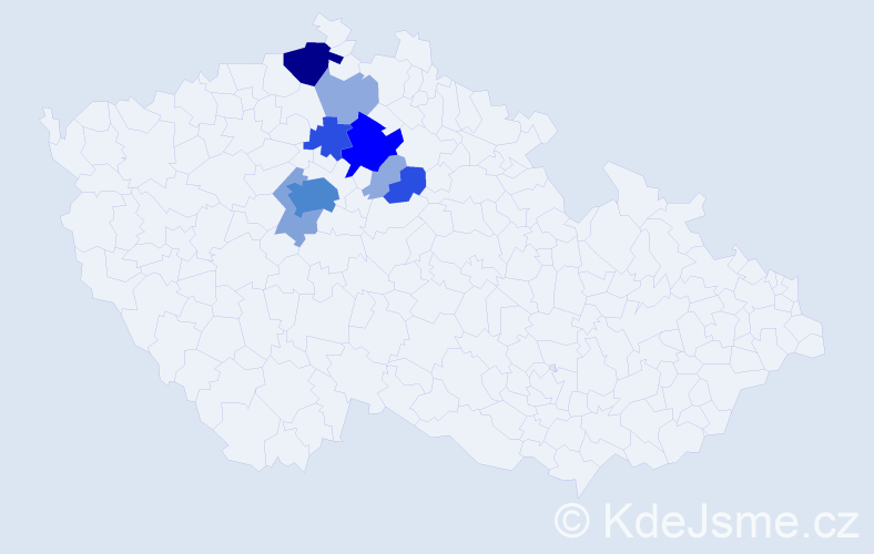 Příjmení: 'Manželová', počet výskytů 32 v celé ČR